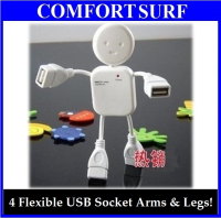 4 Port Hi-Speed USB 2.0 Hub Man